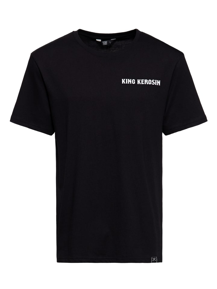 Футболка King Kerosin Lucky Bastards черного цвета King Kerosin
Футболка King Kerosin Lucky Bastards черного цвета King Kerosin