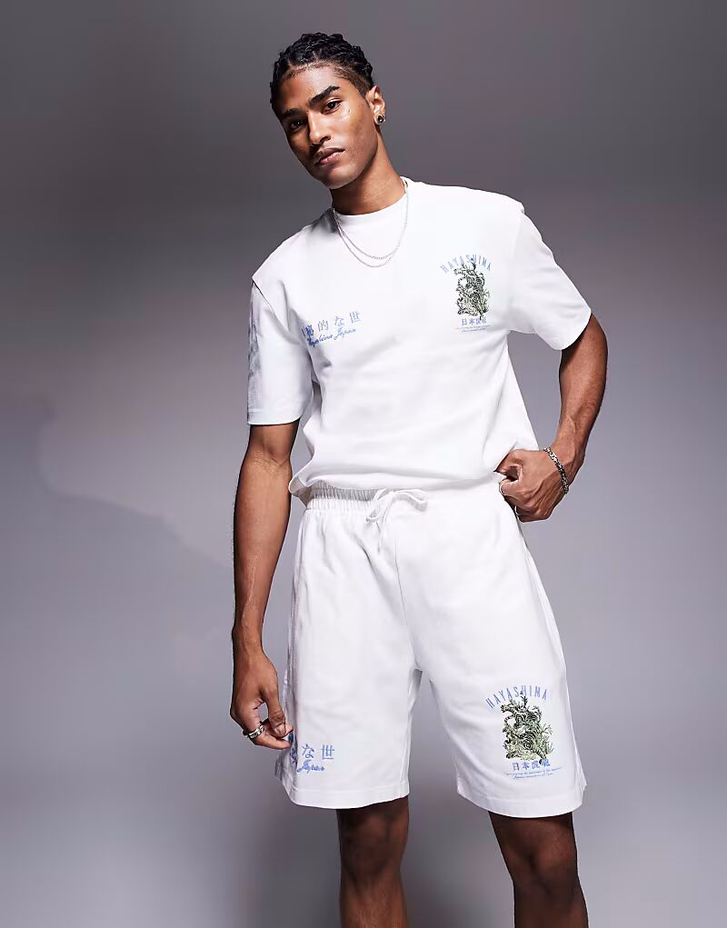 Шорты Hayashima белого цвета River Island
Шорты Hayashima белого цвета River Island