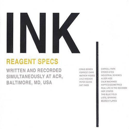CD диск Ink: Reagent Specs
CD диск Ink: Reagent Specs