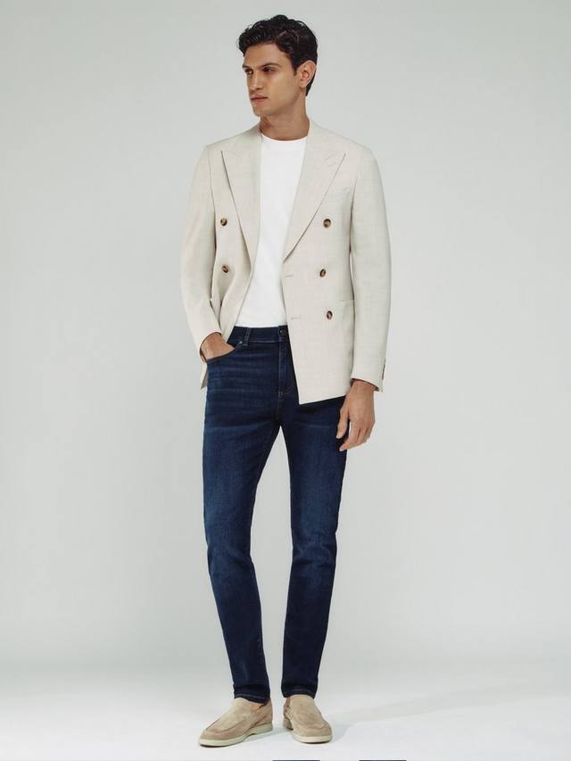 Брюки Bleaker Slim Fit из потертого денима Reiss, Washed Dark Indigo
Брюки Bleaker Slim Fit из потертого денима Reiss, Washed Dark Indigo