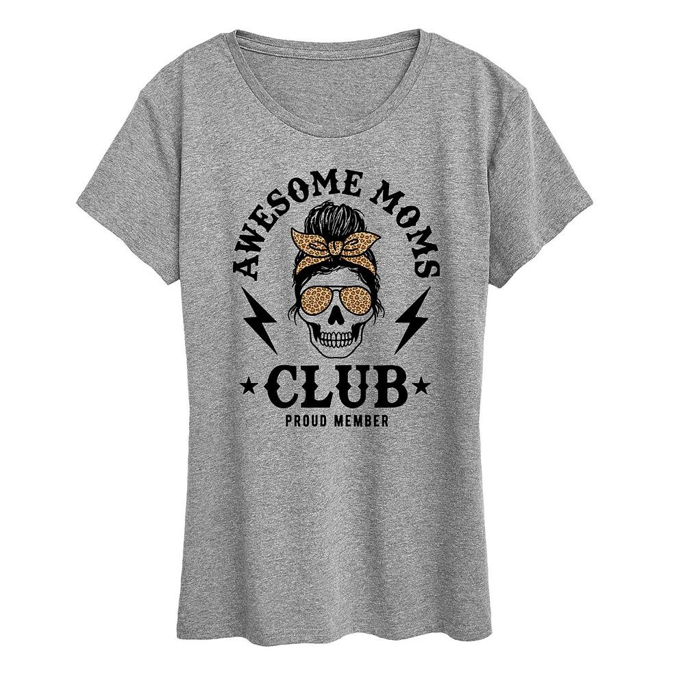 Женская футболка Awesome Mom Club с рисунком, цвет Heather Gray
Женская футболка Awesome Mom Club с рисунком, цвет Heather Gray
