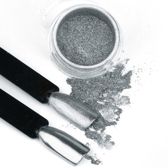 Зеркальная пыль для декорирования гибридными лаками, УФ-гелями и акрилом 3мл Glass Silver Effect №2 -, AllePaznokcie
Зеркальная пыль для декорирования гибридными лаками, УФ-гелями и акрилом 3мл Glass Silver Effect №2 -, AllePaznokcie