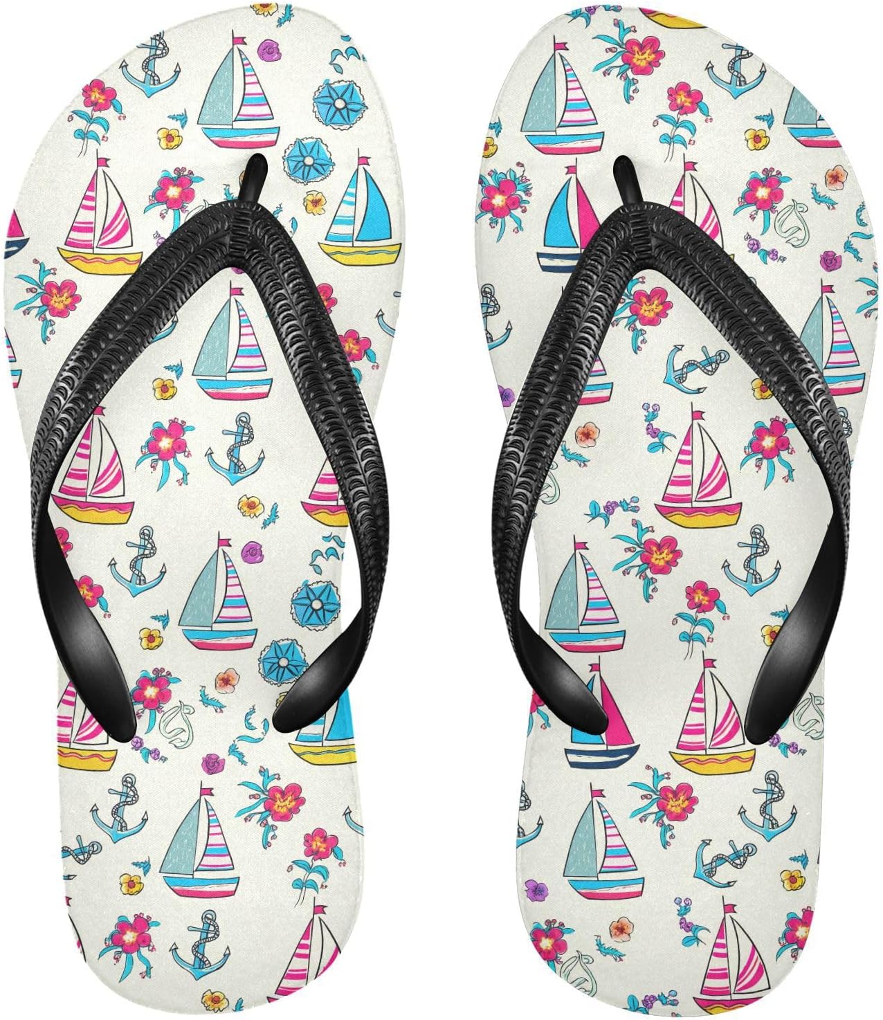 Яркие парусники, якоря, флора, пляжные шлепанцы для женщин и мужчин Kfbe, Sailboats
Яркие парусники, якоря, флора, пляжные шлепанцы для женщин и мужчин Kfbe, Sailboats