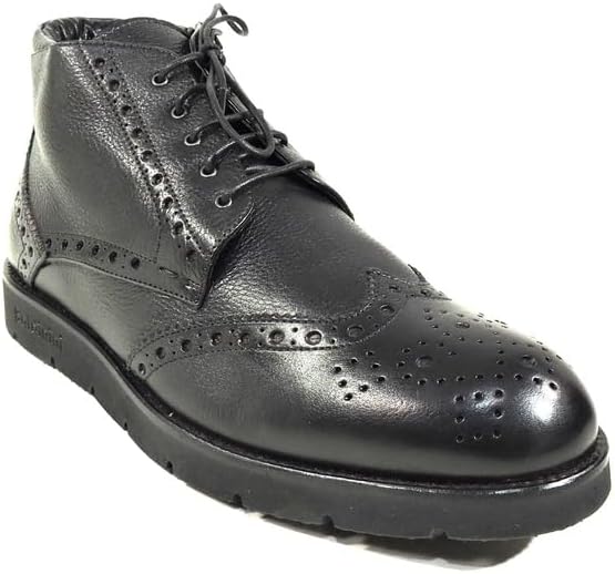 Мужские ботинки Baldinini из мягкой черной кожи с меховой отделкой для зимы, оксфорды с декоративной перфорацией
Мужские ботинки Baldinini из мягкой черной кожи с меховой отделкой для зимы, оксфорды с декоративной перфорацией