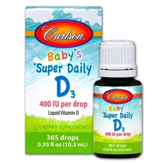 Витамин D3 Carlson Labs Baby's Super Daily D3 400i, 10 мл
Витамин D3 Carlson Labs Baby's Super Daily D3 400i, 10 мл