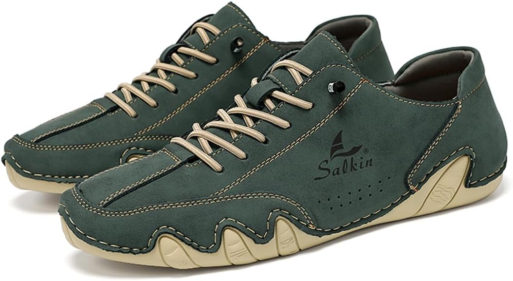 Мужские кожаные мокасины без задника Swzec, зеленый
Мужские кожаные мокасины без задника Swzec, зеленый