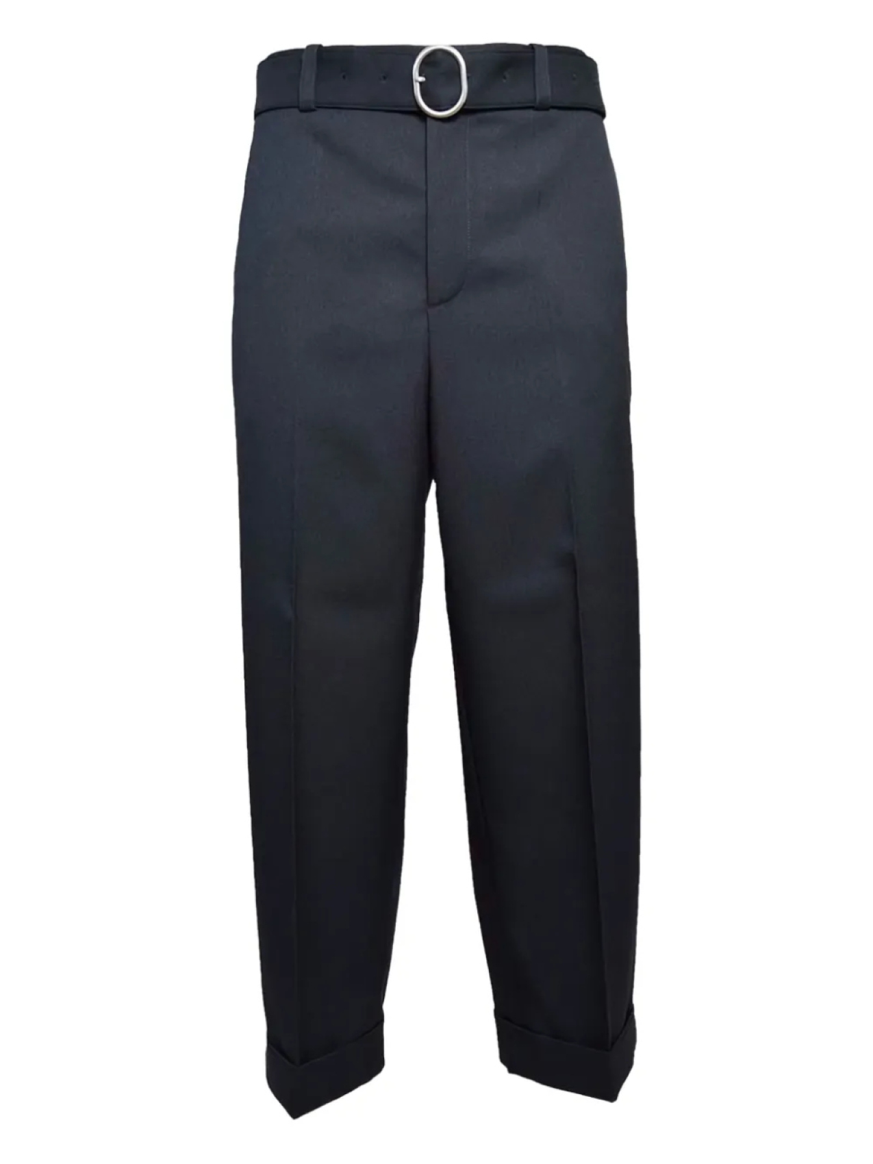 Брюки с поясом Jil Sander, синий 
Брюки с поясом Jil Sander, синий