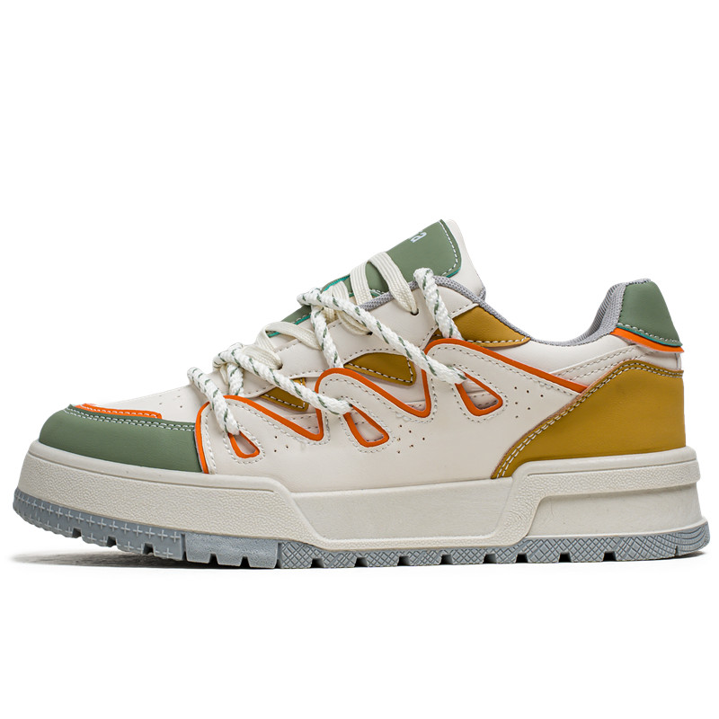 JANECO Антискользящие износостойкие низкие скейтерские кроссовки мужские оранжево-желтые, цвет Orange Yellow
JANECO Антискользящие износостойкие низкие скейтерские кроссовки мужские оранжево-желтые, цвет Orange Yellow