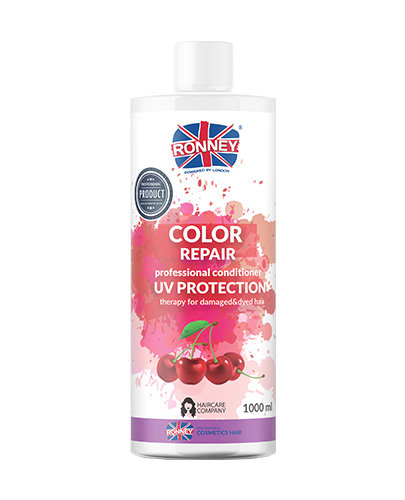 Ronney Color Repair Cherry UV Conditioner для окрашенных волос 1000 мл
Ronney Color Repair Cherry UV Conditioner для окрашенных волос 1000 мл