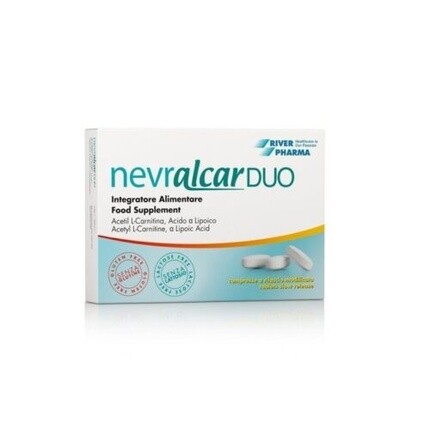 RIVER PHARMA Nevralcar Duo Добавка для здоровья нервной системы, 60 таблеток
RIVER PHARMA Nevralcar Duo Добавка для здоровья нервной системы, 60 таблеток