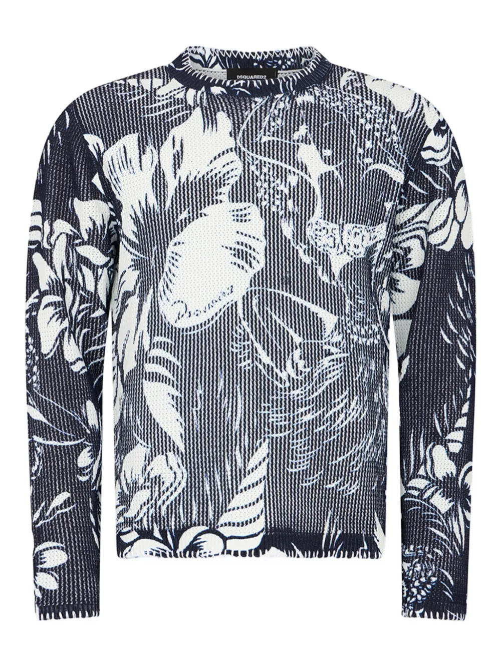 Свитер с цветочным узором Dsquared2, синий
Свитер с цветочным узором Dsquared2, синий