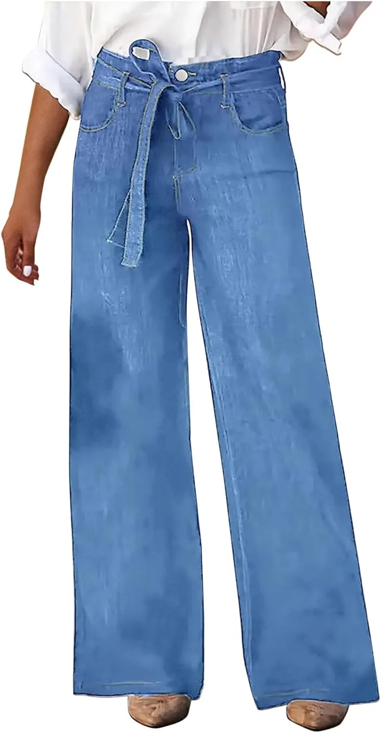 Джинсы для женщин с поясом Low Rise Baggy Wide Leg Stretchy
Джинсы для женщин с поясом Low Rise Baggy Wide Leg Stretchy