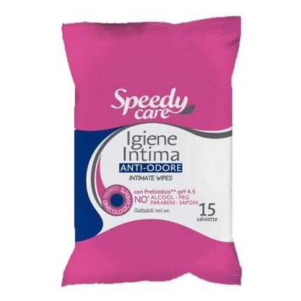 Салфетки для интимной гигиены SPEEDY CARE 15 шт.
Салфетки для интимной гигиены SPEEDY CARE 15 шт.
