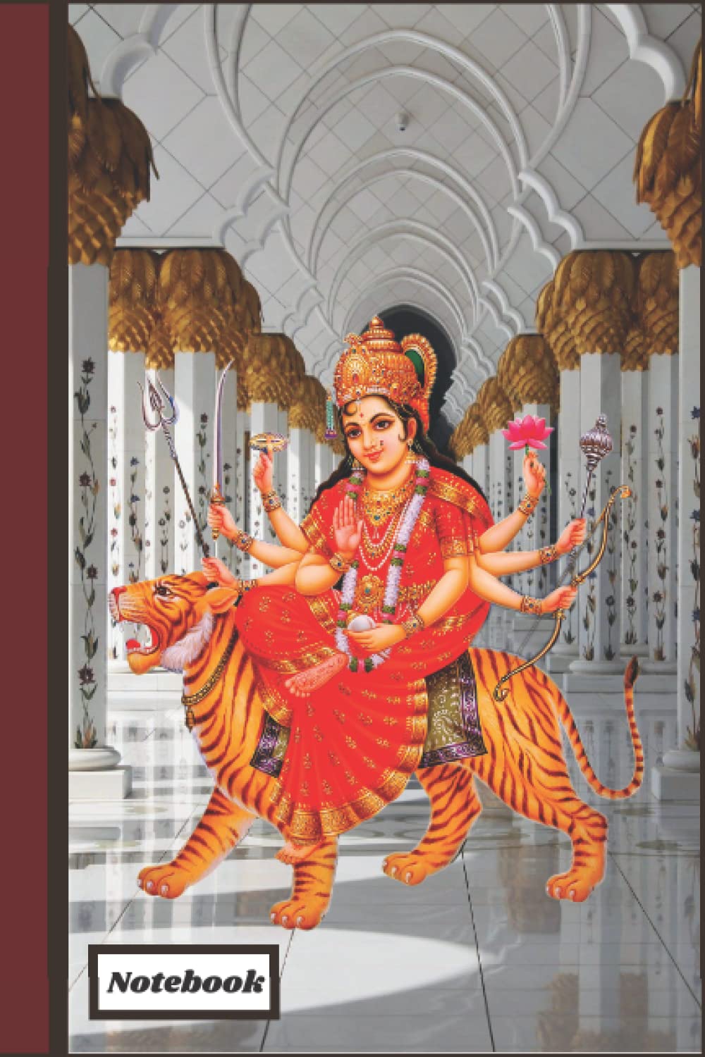 Durga Devi cover notebook temple with flower and massage box page: Creative Pages with box on each page contain unique design (Independently published)
Durga Devi cover notebook temple with flower and massage box page: Creative Pages with box on each page contain unique design (Independently published)