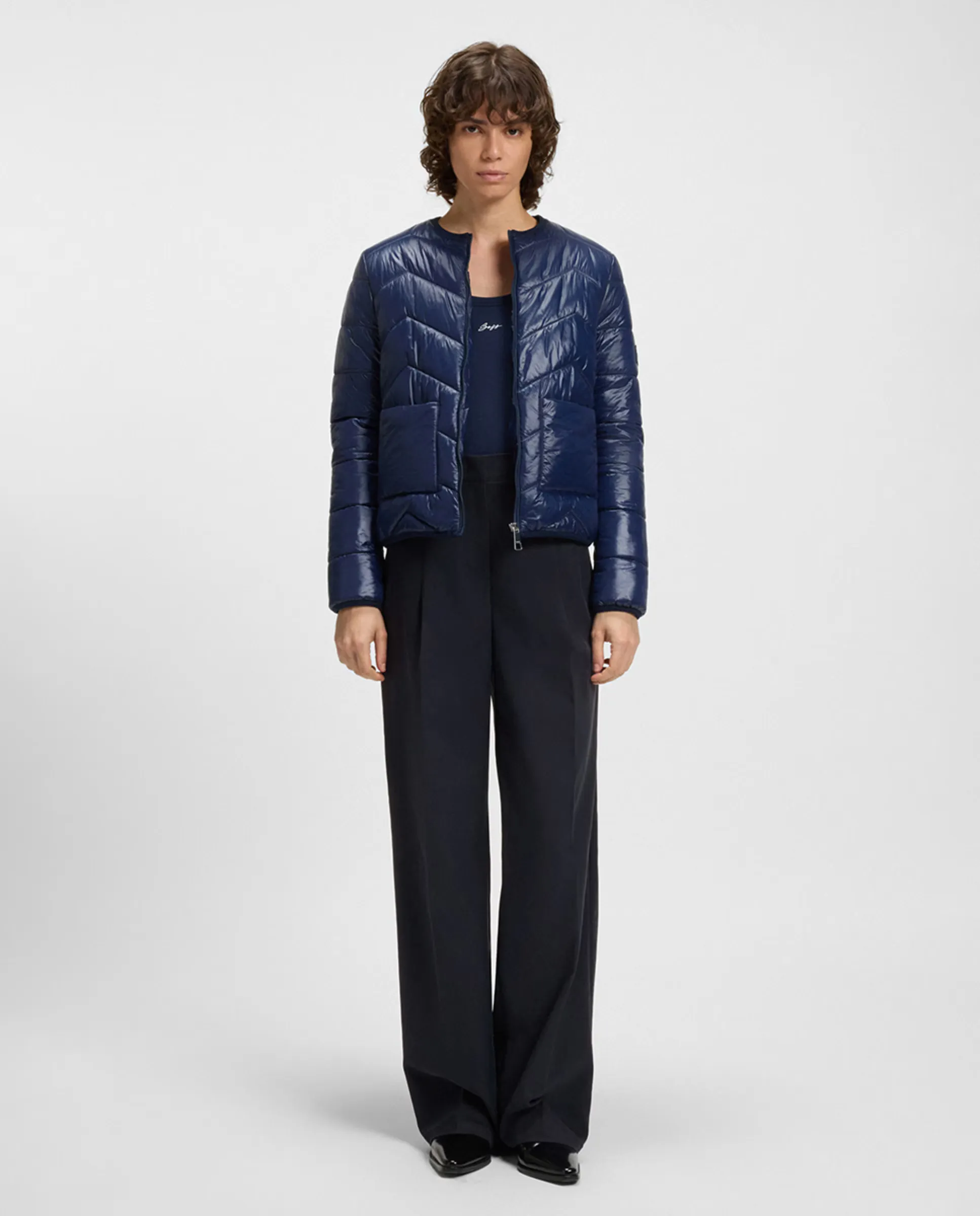 Брюки классические широкие Boss Orange, темно-синий
Брюки классические широкие Boss Orange, темно-синий