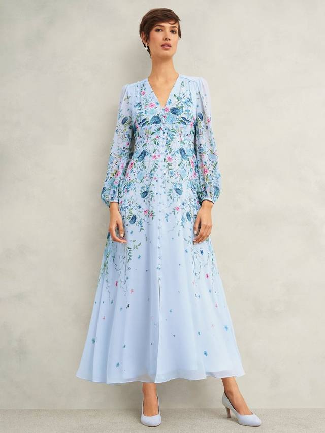 Платье из чистого шелка caversham Hobbs, синий/разноцветный
Платье из чистого шелка caversham Hobbs, синий/разноцветный