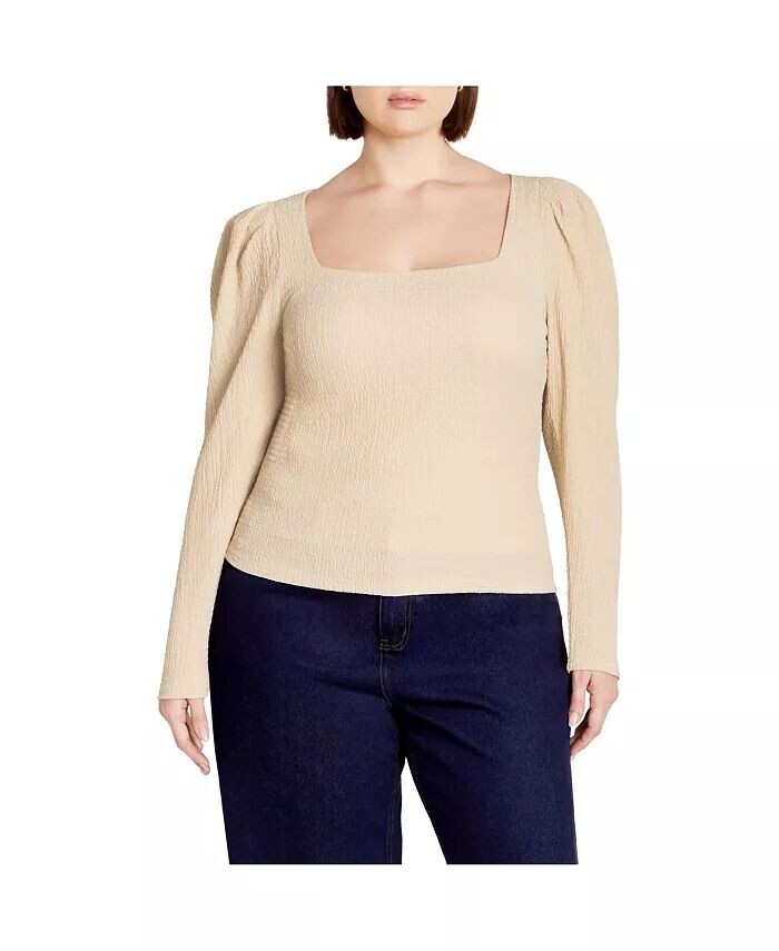 Топ Mysteria размера плюс CITY CHIC, коричневый/бежевый
Топ Mysteria размера плюс CITY CHIC, коричневый/бежевый