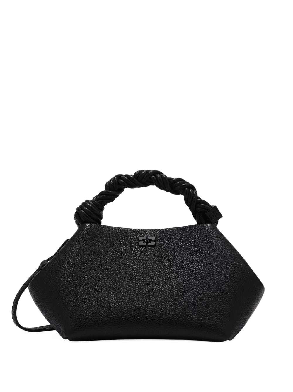 Маленькая сумка-тоут Bou с витой ручкой GANNI, черный
Маленькая сумка-тоут Bou с витой ручкой GANNI, черный
