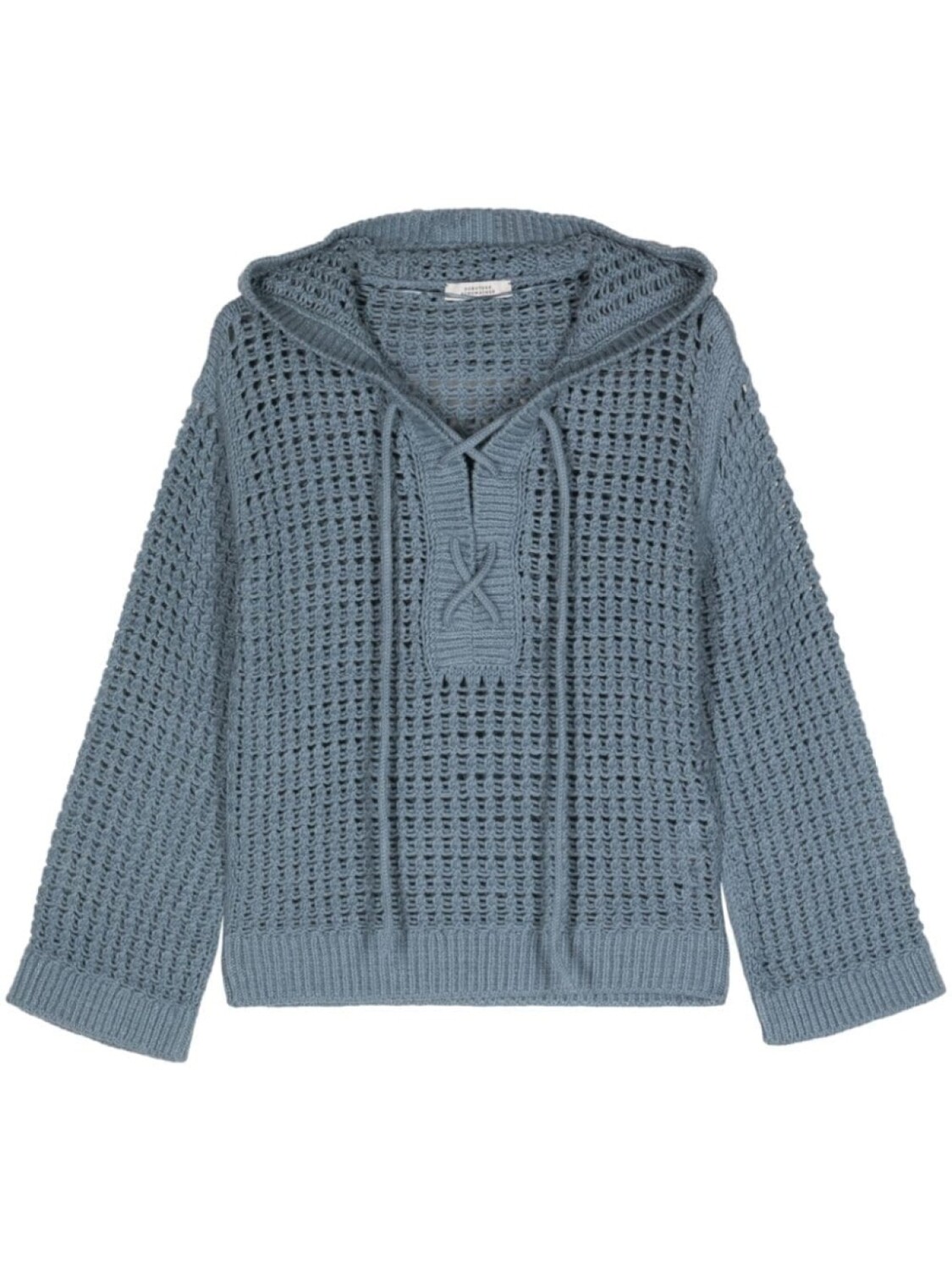 Dorothee Schumacher джемпер в технике кроше с капюшоном, синий
Dorothee Schumacher джемпер в технике кроше с капюшоном, синий