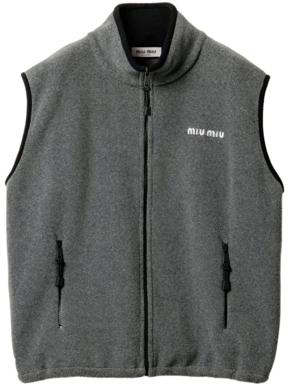 Флисовая толстовка Miu Miu, серый
Флисовая толстовка Miu Miu, серый