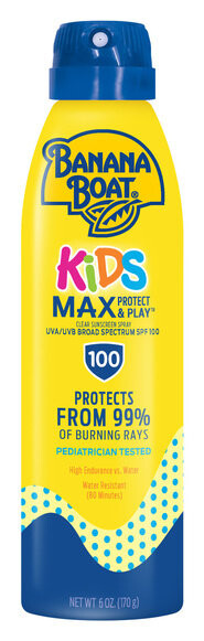 Banana Boat Kids, Солнцезащитный спрей Spf100, 170 мл
Banana Boat Kids, Солнцезащитный спрей Spf100, 170 мл