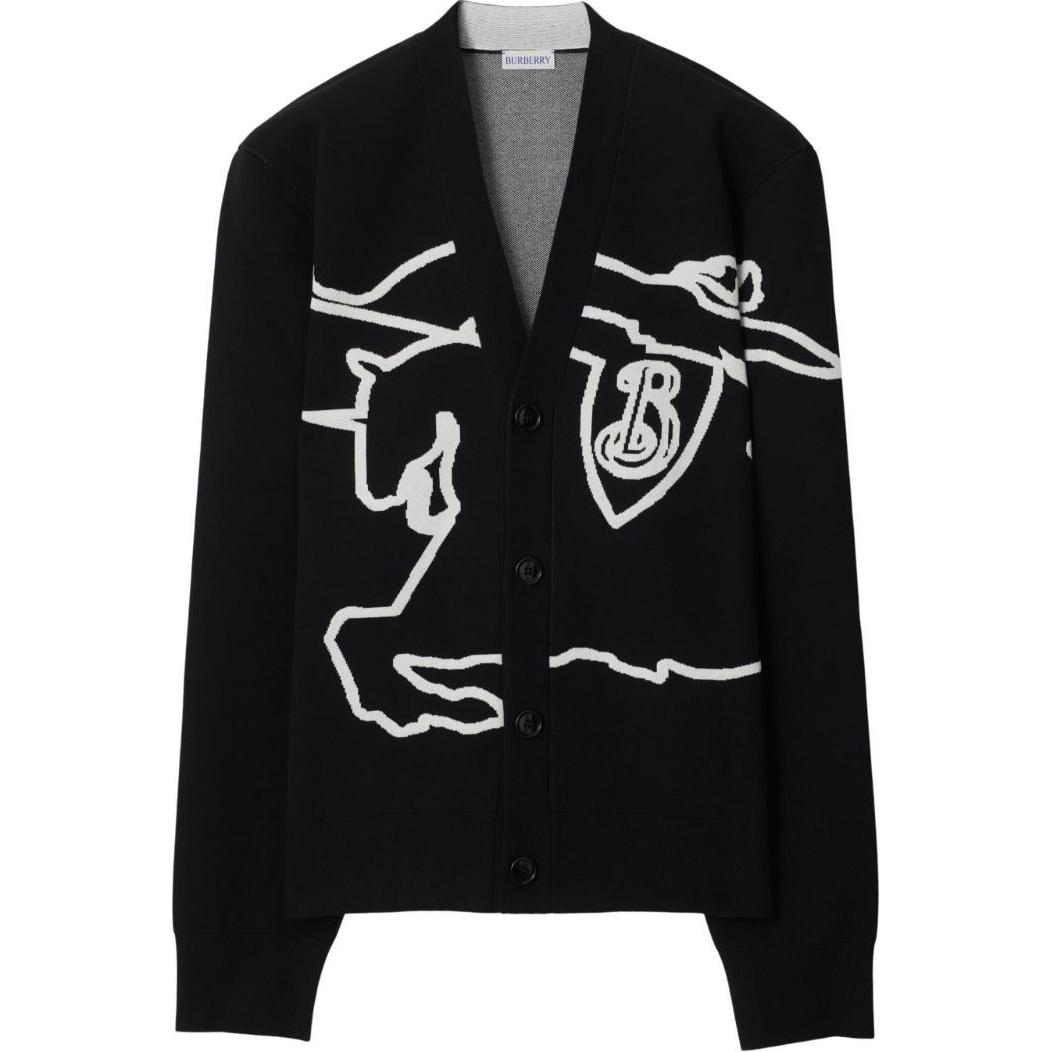 Джемпер Ekd Cotton blend Cardigan Burberry, черный
Джемпер Ekd Cotton blend Cardigan Burberry, черный