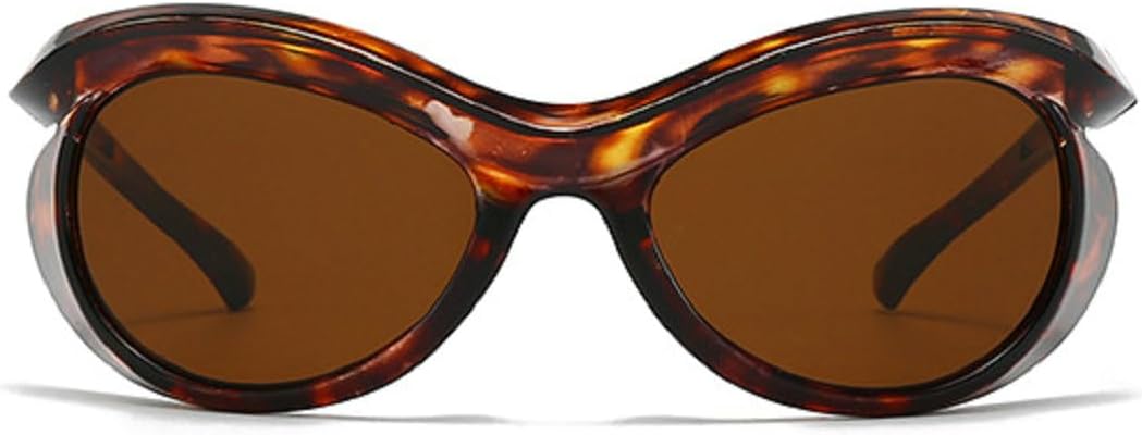 Футуристические солнцезащитные очки обтекаемой формы с большими изогнутыми линзами, защита от ультрафиолета UV400 (Y2K) для женщин и мужчин, модель LH245 Melrose, Leopard
Футуристические солнцезащитные очки обтекаемой формы с большими изогнутыми линзами, защита от ультрафиолета UV400 (Y2K) для женщин и мужчин, модель LH245 Melrose, Leopard