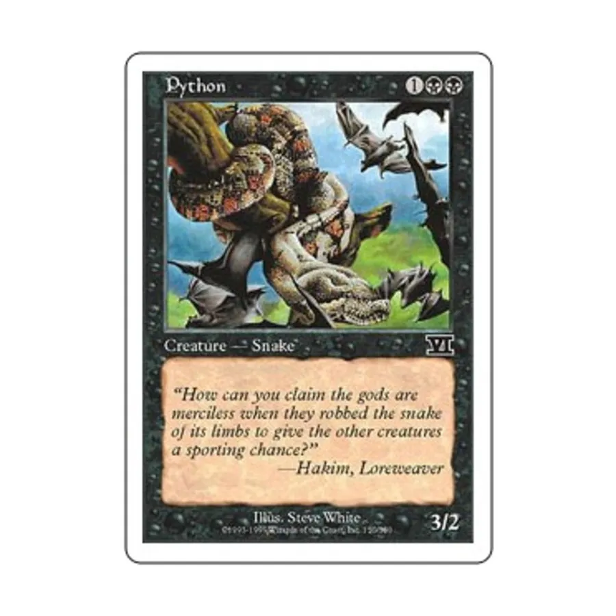 CCG Питон (С), MTG - 6th Edition (Classic)
CCG Питон (С), MTG - 6th Edition (Classic)