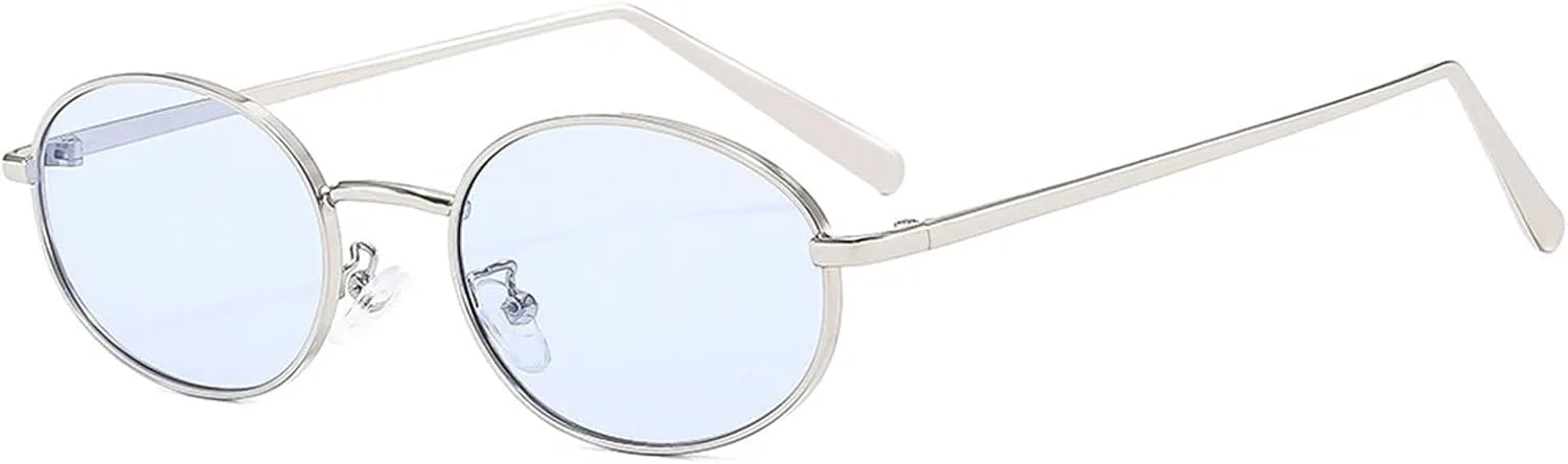 Женские солнцезащитные очки в тонкой металлической оправе для вождения на открытом воздухе, мужские солнцезащитные очки для поездок на работу Generic, Blue
Женские солнцезащитные очки в тонкой металлической оправе для вождения на открытом воздухе, мужские солнцезащитные очки для поездок на работу Generic, Blue