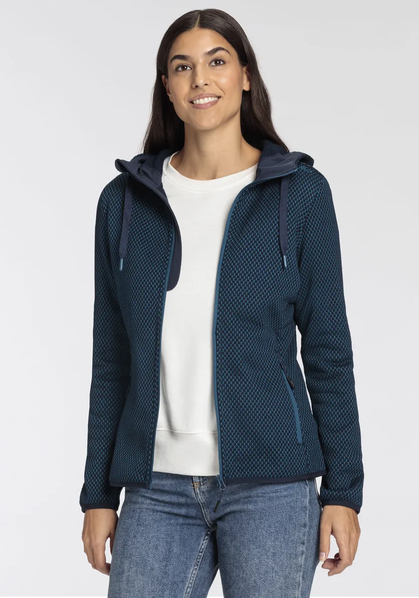 Вязаная флисовая куртка CMP с капюшоном, ветроотталкивающая и дышащая, синий
Вязаная флисовая куртка CMP с капюшоном, ветроотталкивающая и дышащая, синий