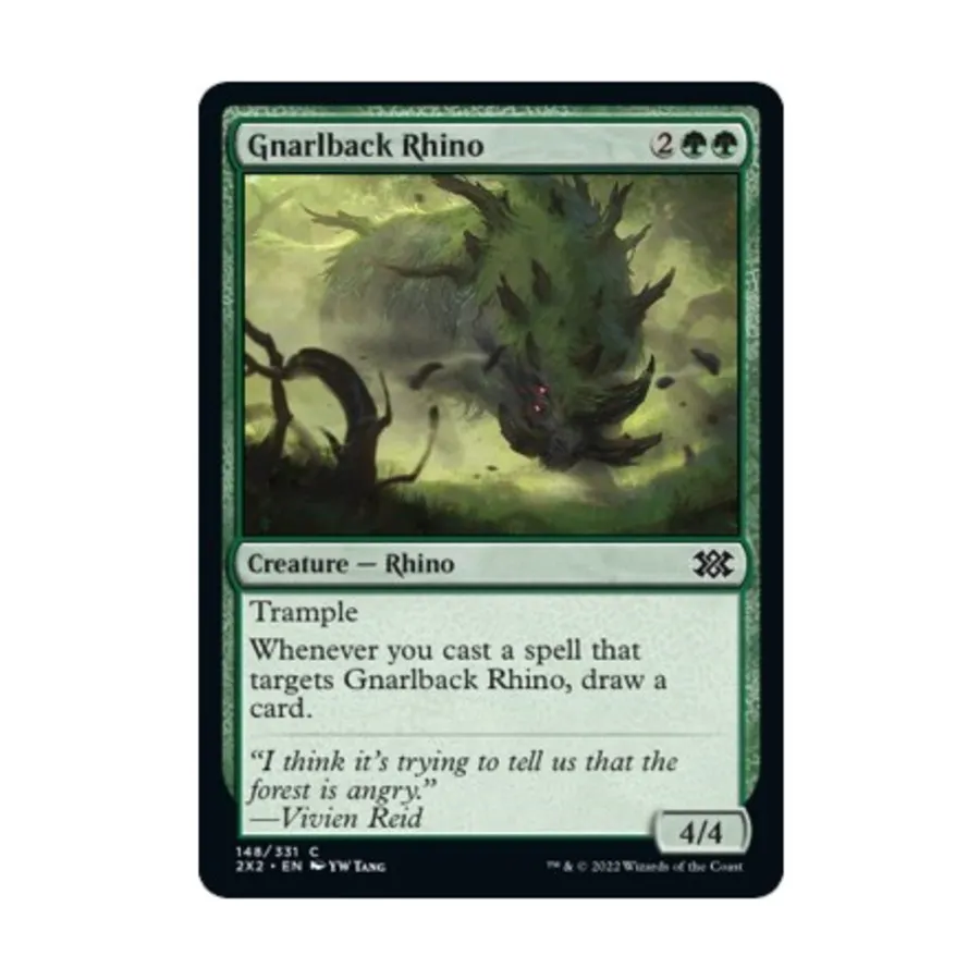 CCG Корявый носорог (C) (Рольга), MTG - Double Masters 2022
CCG Корявый носорог (C) (Рольга), MTG - Double Masters 2022