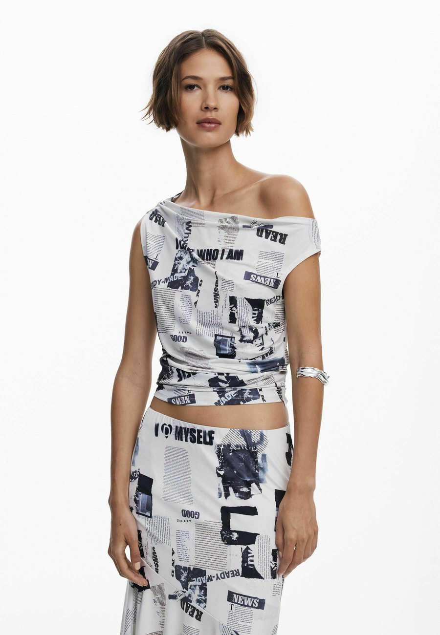 Топ Desigual DRAPED NEWSPAPER , White
Топ Desigual DRAPED NEWSPAPER , White