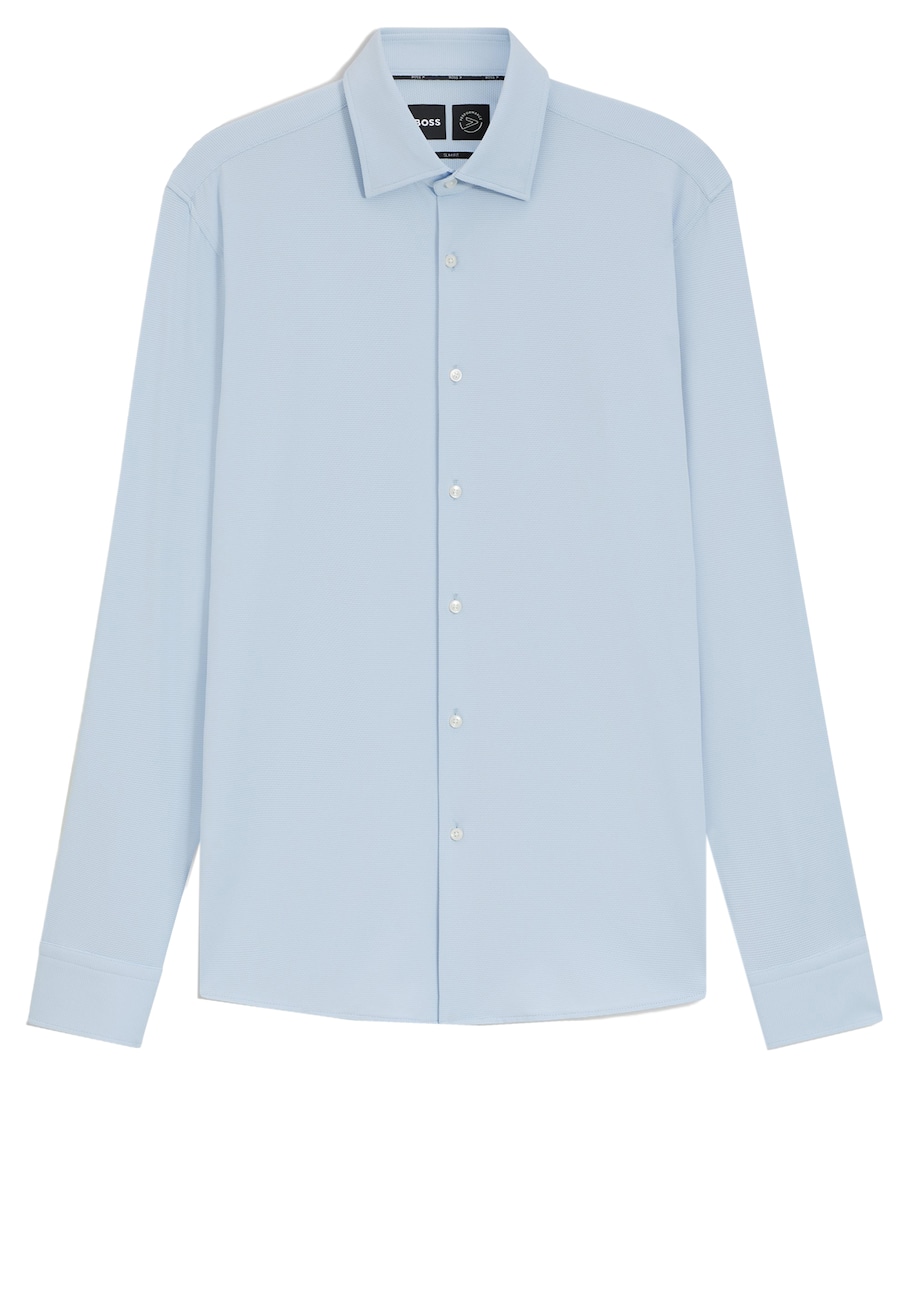 Рубашка на пуговицах классического кроя BOSS, синий
Рубашка на пуговицах классического кроя BOSS, синий