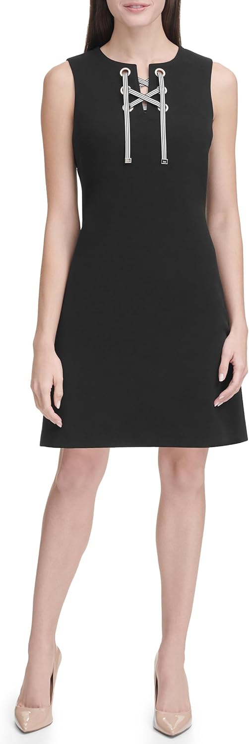 Женское платье-футляр со шнуровкой от Tommy Hilfiger, Black
Женское платье-футляр со шнуровкой от Tommy Hilfiger, Black