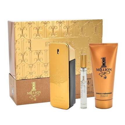 Paco Rabanne One Million 100ml Eau de Toilette & 100ml Shower Gel & 10ml EDT
Paco Rabanne One Million 100ml Eau de Toilette & 100ml Shower Gel & 10ml EDT