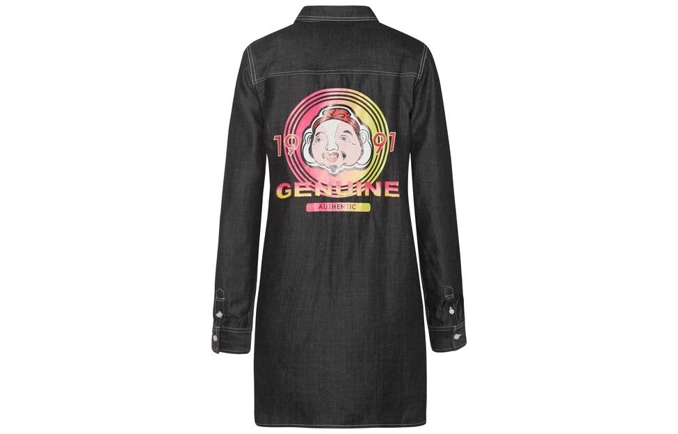 Рубашка женская джинсовая синяя Evisu
Рубашка женская джинсовая синяя Evisu