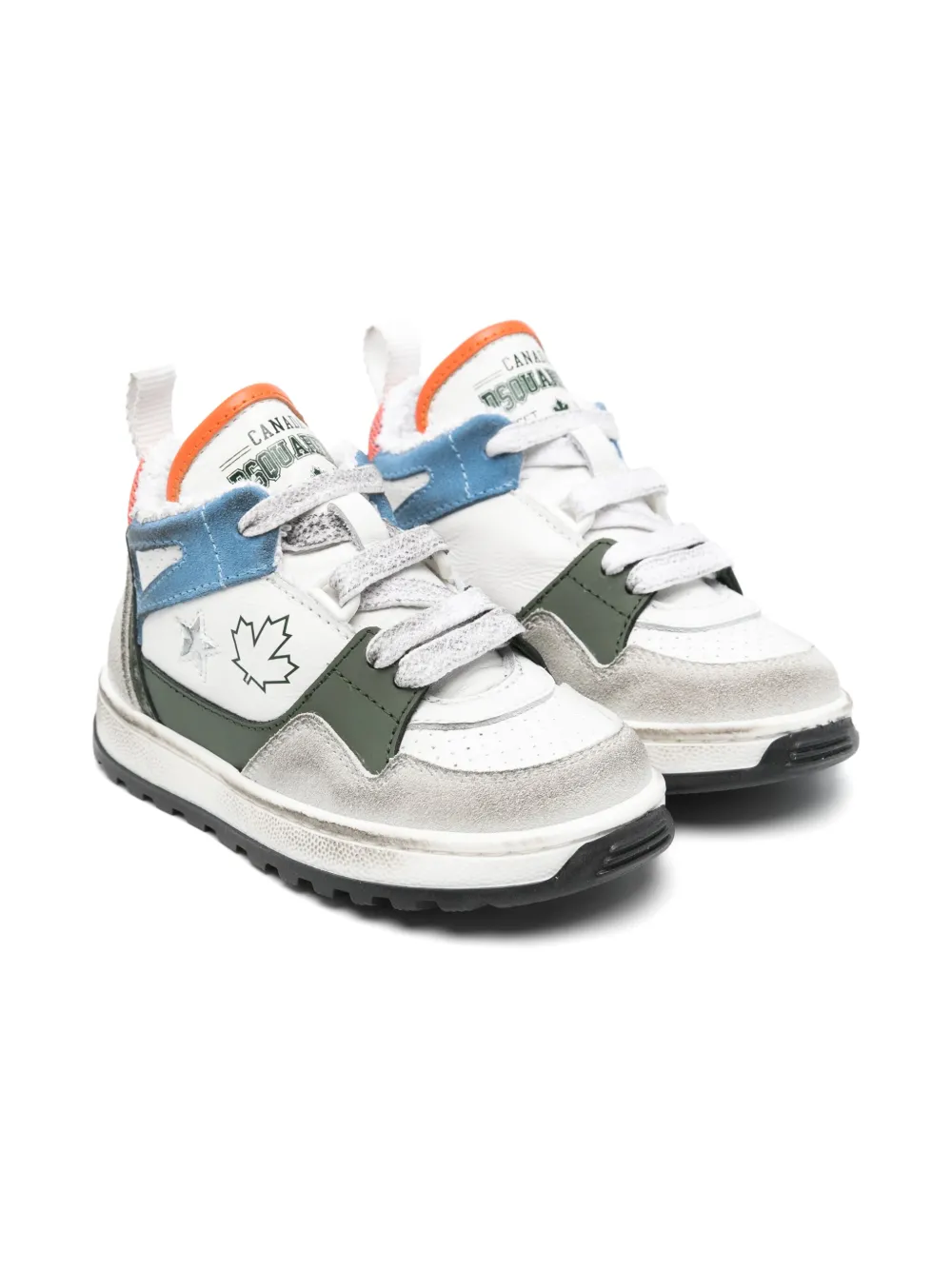 Кроссовки в стиле колор-блок DSQUARED2 KIDS, белый
Кроссовки в стиле колор-блок DSQUARED2 KIDS, белый