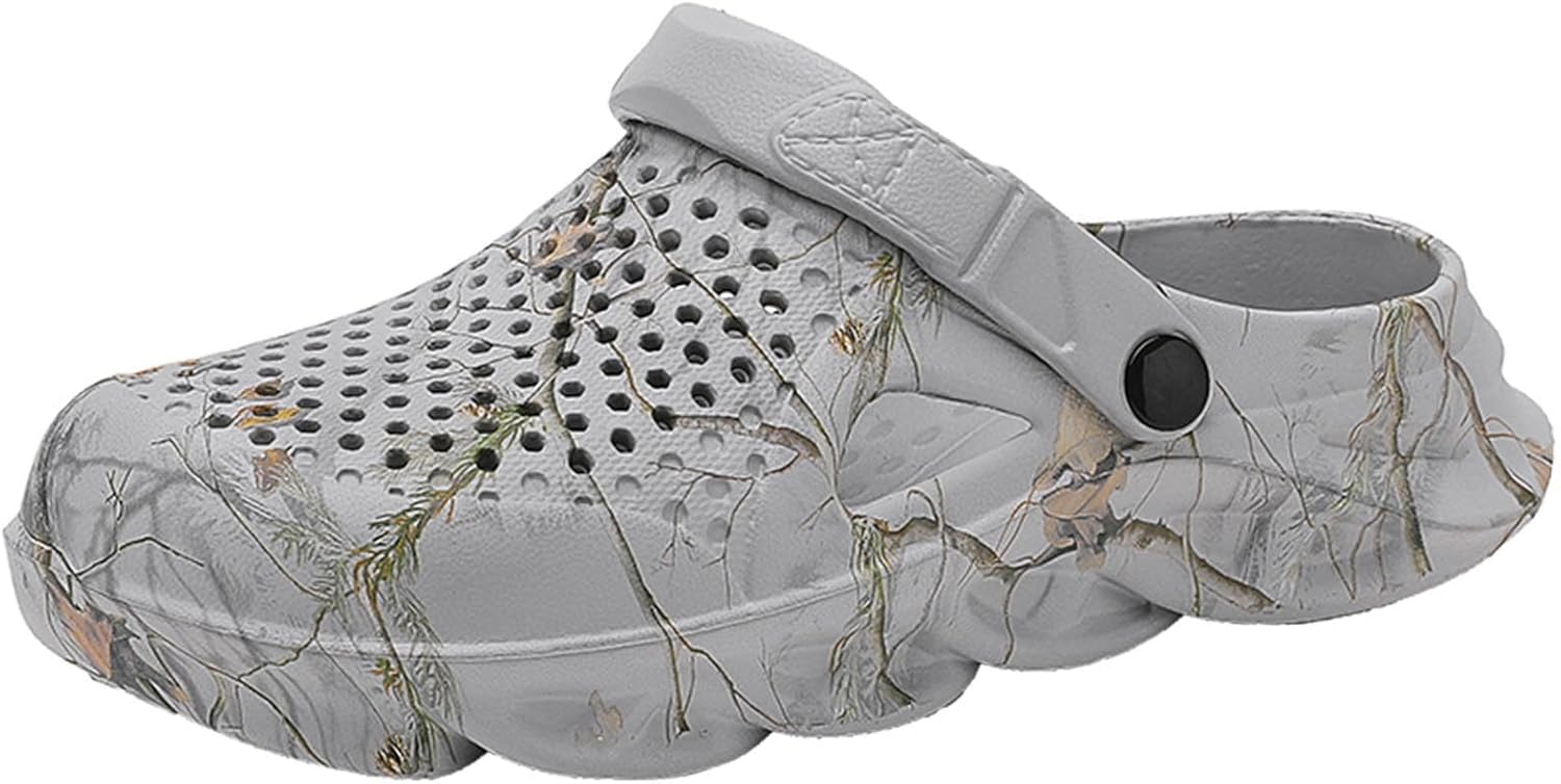 Мужские садовые сабо мюли противоскользящие водонепроницаемые дышащие сандалии для улицы, пляжа и душа Yuktopa, светло-серый
Мужские садовые сабо мюли противоскользящие водонепроницаемые дышащие сандалии для улицы, пляжа и душа Yuktopa, светло-серый