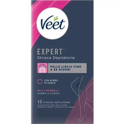 Восковые полоски для удаления волос на теле для нормальной кожи - упаковка из 12 шт. Veet
Восковые полоски для удаления волос на теле для нормальной кожи - упаковка из 12 шт. Veet