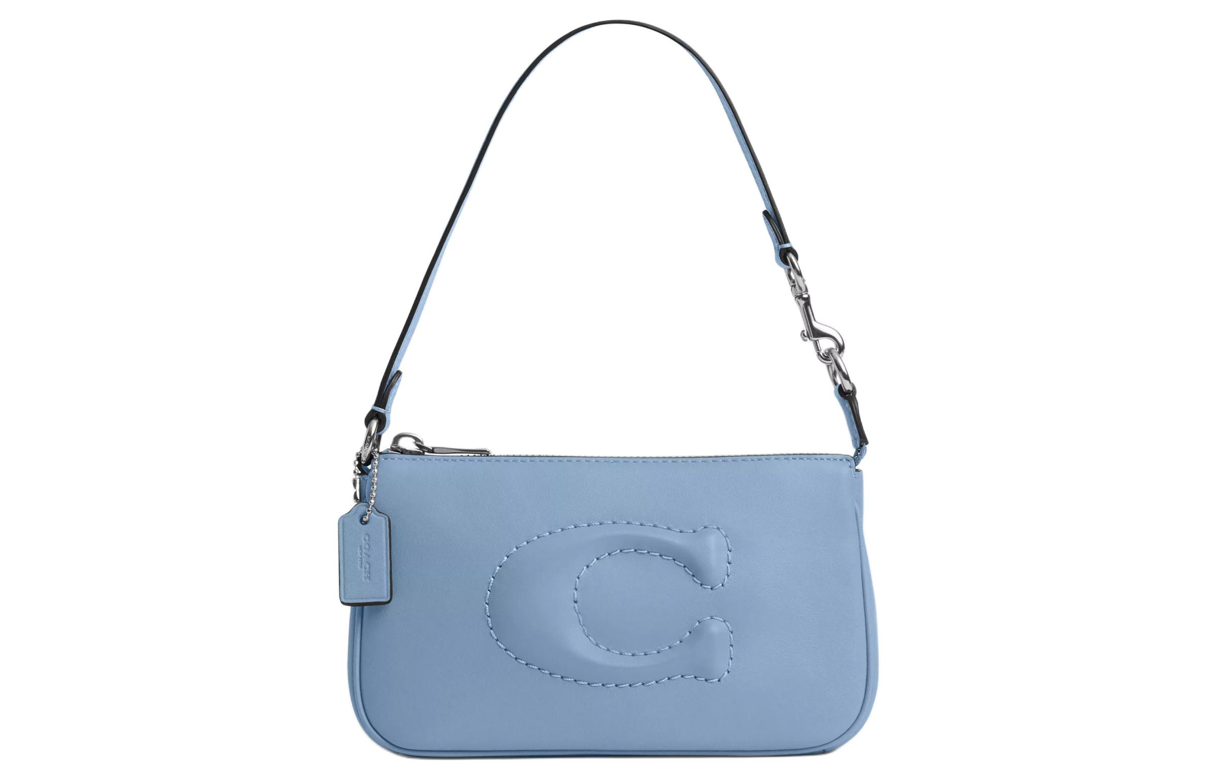 COACH Нолитская кожаная женская сумка через плечо маленькая васильковый синий и разноцветный
COACH Нолитская кожаная женская сумка через плечо маленькая васильковый синий и разноцветный