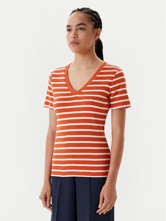 Облегающая футболка New Cody WW0WW40584 Tommy Hilfiger, оранжевый
Облегающая футболка New Cody WW0WW40584 Tommy Hilfiger, оранжевый