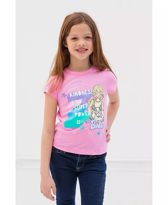 Комплект из 2 футболок для девочек Barbie, мультиколор
Комплект из 2 футболок для девочек Barbie, мультиколор