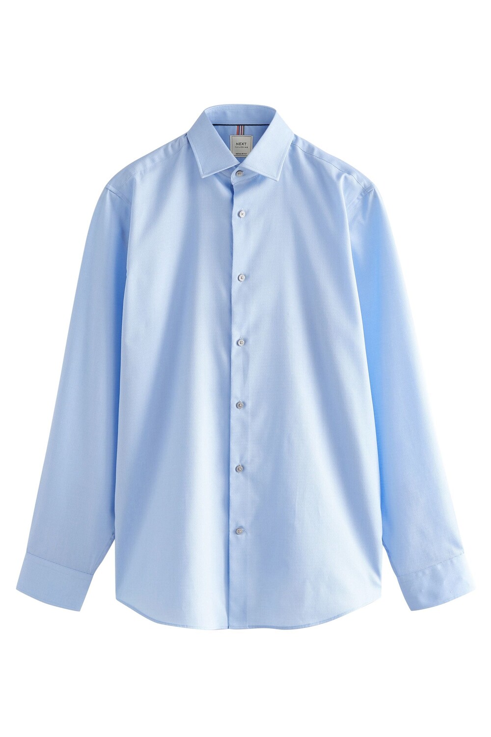 Текстурированная рубашка с простыми в уходе одинарными манжетами Next, синий
Текстурированная рубашка с простыми в уходе одинарными манжетами Next, синий
