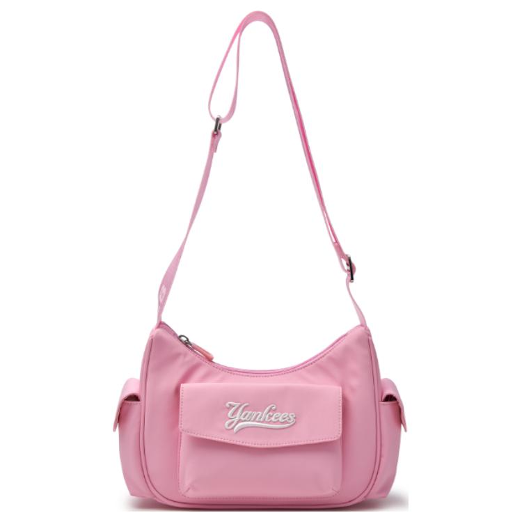 MLB Сумка-хобо из нейлона New York Yankees женская розовая, Pink 
MLB Сумка-хобо из нейлона New York Yankees женская розовая, Pink