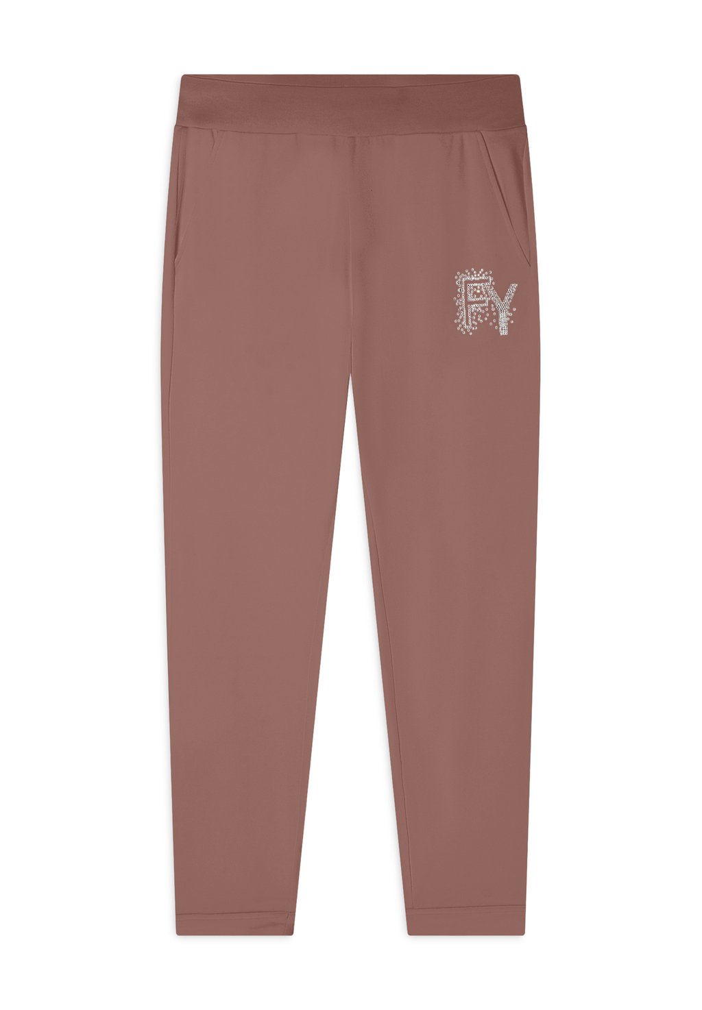 Спортивные штаны 7/8 CON RISVOLTO E STRASS Freddy, светло-коричневый 
Спортивные штаны 7/8 CON RISVOLTO E STRASS Freddy, светло-коричневый