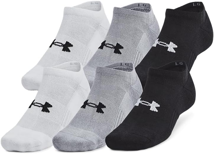 Under Armour Unisex-Adult тренировочные хлопковые носки No Show, 6 пар, (035) Steel/White/Black
Under Armour Unisex-Adult тренировочные хлопковые носки No Show, 6 пар, (035) Steel/White/Black