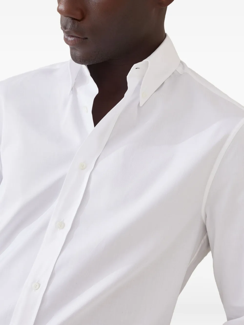 Рубашка на пуговицах Brunello Cucinelli, белый
Рубашка на пуговицах Brunello Cucinelli, белый