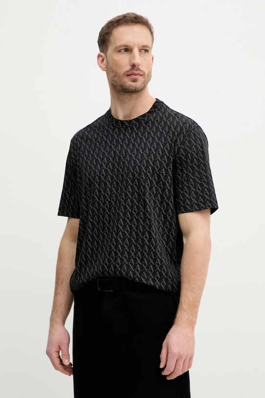 Хлопковая футболка Armani Exchange, черный
Хлопковая футболка Armani Exchange, черный