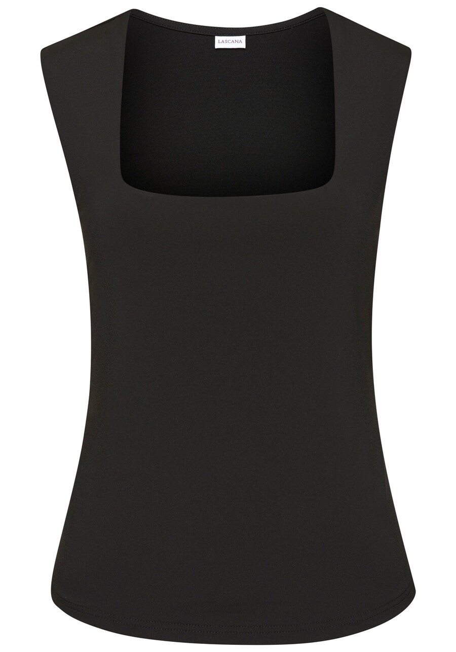 Топ LASCANA, черный деним
Топ LASCANA, черный деним