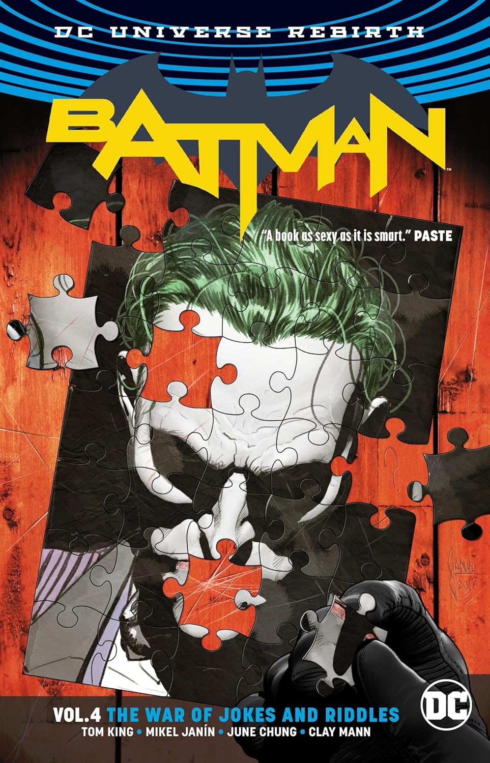 Batman Vol. 4: The War of Jokes and Riddles (Rebirth) (DC Comics)
Batman Vol. 4: The War of Jokes and Riddles (Rebirth) (DC Comics)